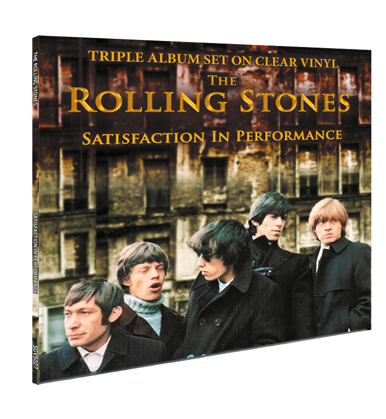 The Rolling Stones - Satisfaction In Performance (Limited Edition Numbered Triple Album Set On Clear Vinyl)