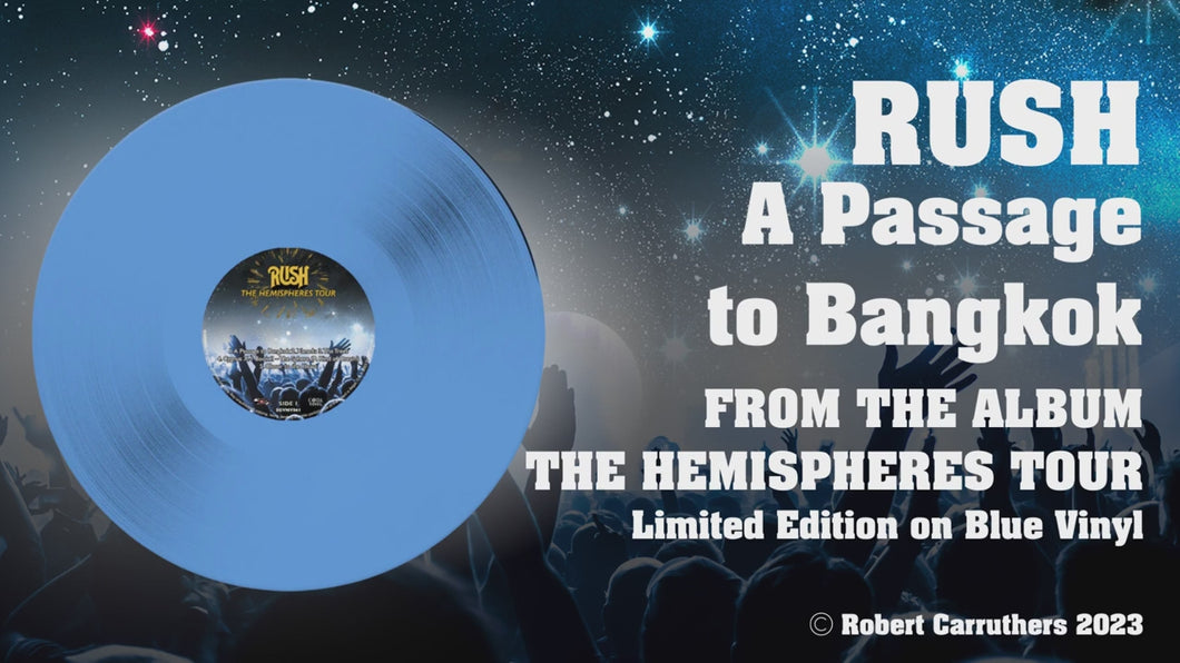 Rush – The Hemispheres Tour: Limited Edition On Blue Vinyl