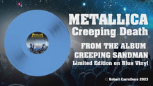 Load and play video in Gallery viewer, Metallica - Creeping Sandman: Limited Edition Blue Vinyl
