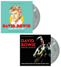 Load image into Gallery viewer, David Bowie 2-LP Limited Edition Bundle on Multicoloured Marble Vinyl
