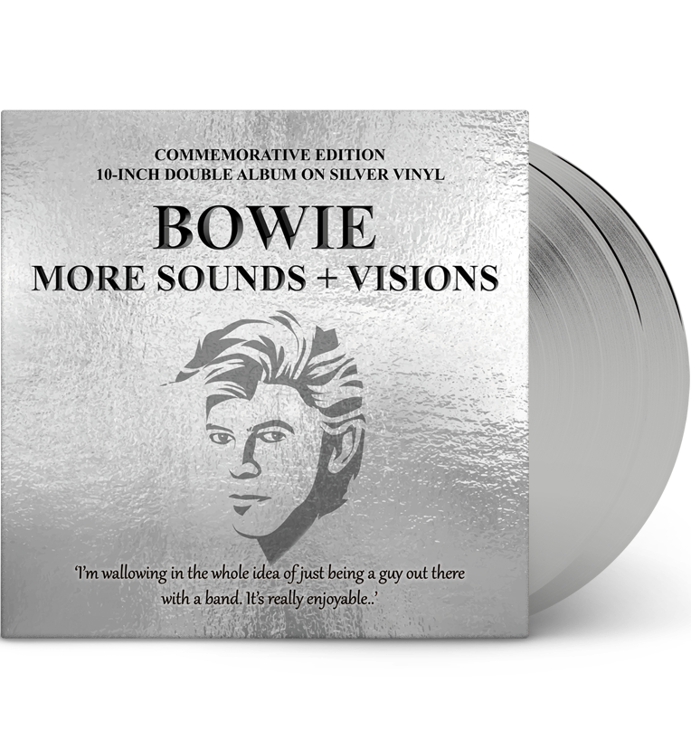 Bowie – More Sounds + Visions (10-Inch Double Album on Silver Vinyl)