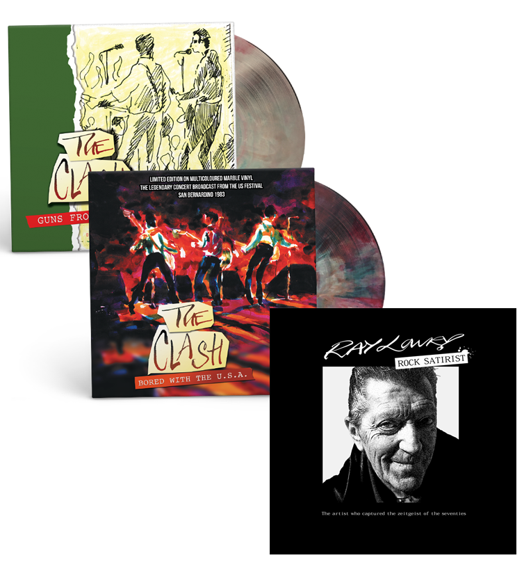 The Clash 2-LP Limited Edition Vinyl & Book Bundle