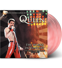 Load image into Gallery viewer, Queen – The Works In Concert (10-Inch Double Album on Red &amp; White Vinyl in Gatefold Sleeve)
