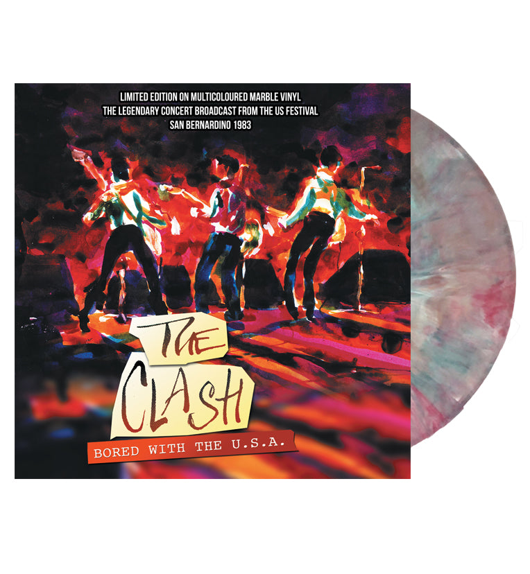 The Clash – Bored with the U.S.A. (Limited Edition on Multicoloured Marble Vinyl)