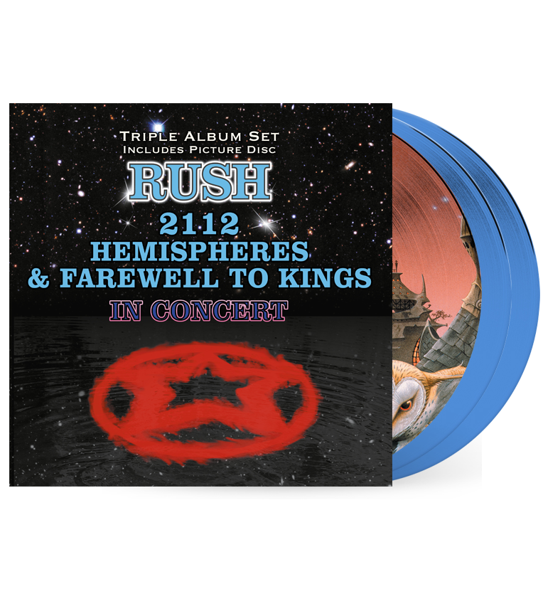 Rush - 2112, Farewell TO Kings & Hemispheres - Numbered Triple Album Set - Includes Picture Disc