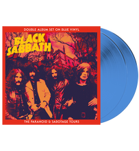 Load image into Gallery viewer, Black Sabbath - The Paranoid &amp; Sabotage Tours - Limited Edition Hand Numbered 2 Album Set On Blue Vinyl
