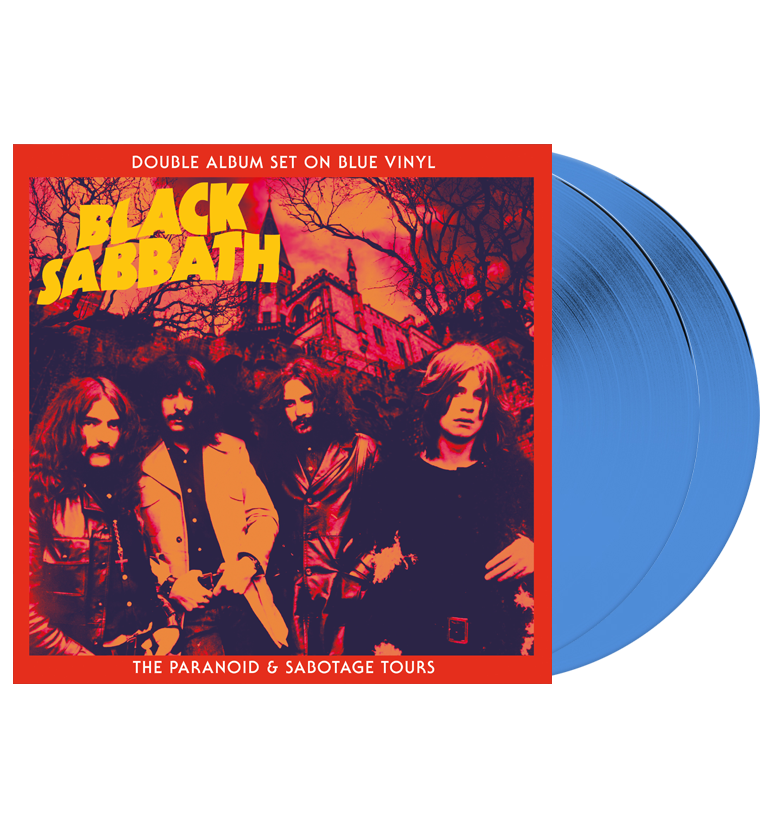 Black Sabbath - The Paranoid & Sabotage Tours - Limited Edition Hand Numbered 2 Album Set On Blue Vinyl