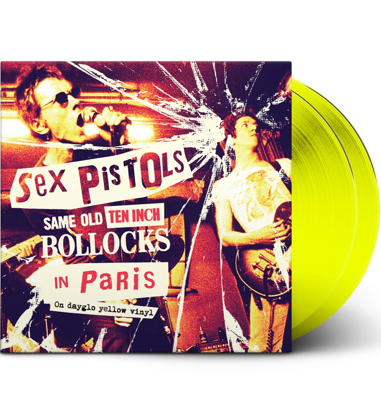 Sex Pistols – Same Old Ten Inch Bollocks in Paris (10-Inch Double Album on Dayglo Yellow Vinyl)