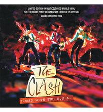 Load image into Gallery viewer, The Clash – Bored with the U.S.A. (Limited Edition on Multicoloured Marble Vinyl)
