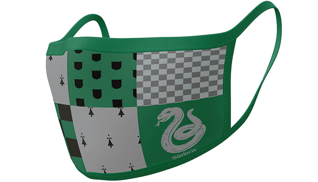 Harry Potter Slytherin Official Face Mask - Pack of 2